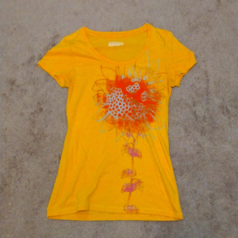 Mossimo Supply Co. Casual Tee (yellowish-orange)